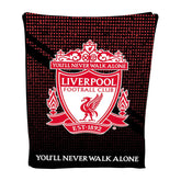 Liverpool deken YNWA zwart/rood 100 x 150 cm